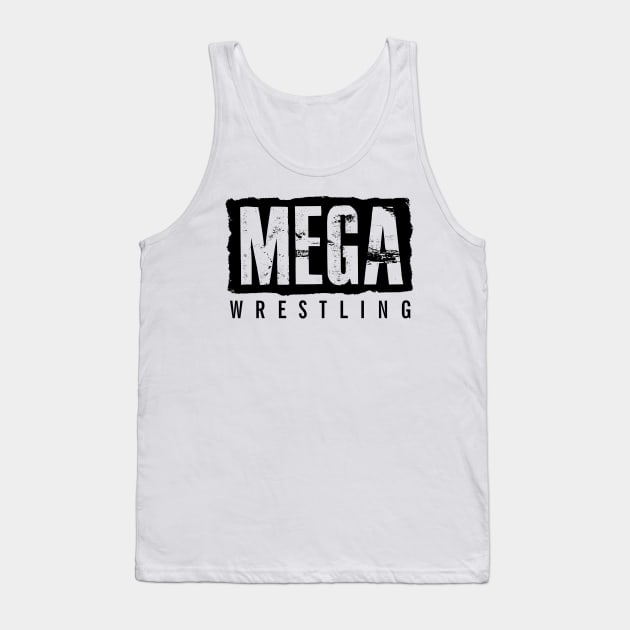 Mega (Black) Logo - Tee Tank Top by MEGACHAMPIONSHIPWRESTLINGSHOP